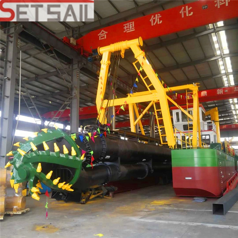 Hydraulic Non Self-Propelled Setsail Cutter Suction Dredger for Sale