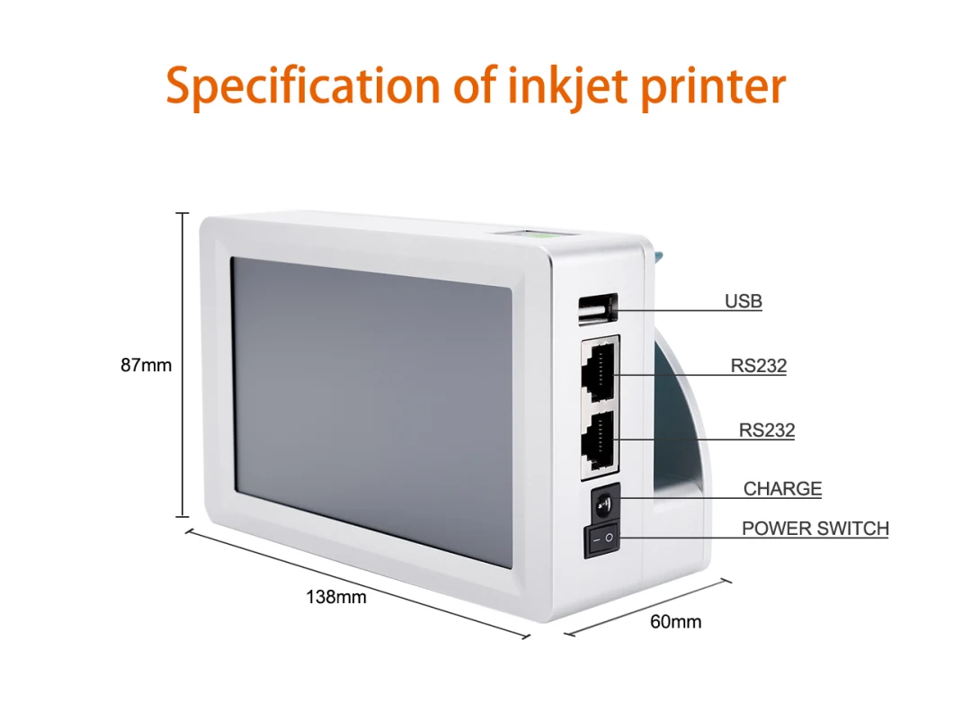 Docod OEM/ODM T110-M Tij Printer Thermal Inkjet Printer for Expiry Date