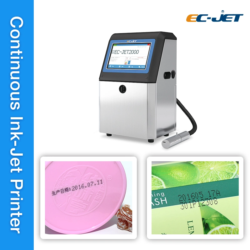 Expiry Date Printing Continuous Inkjet Printer Machine (EC-JET2000)