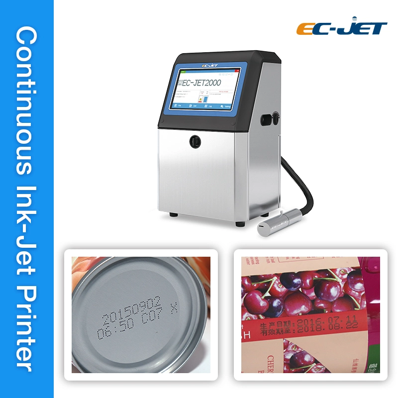 Expiry Date Printing Continuous Inkjet Printer Machine (EC-JET2000)