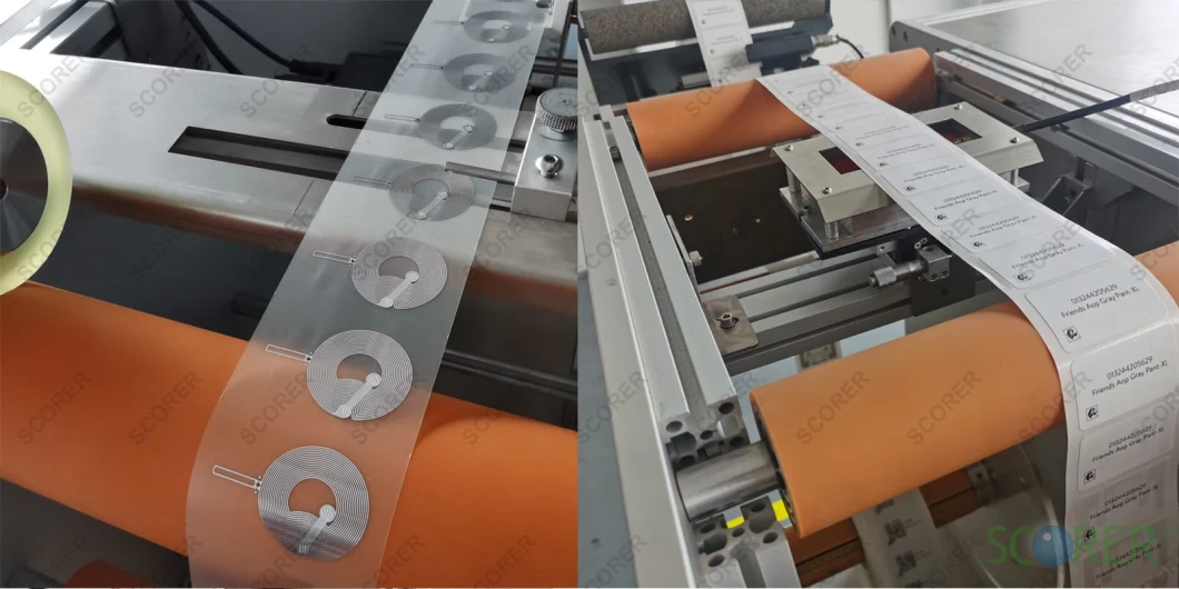 RFID Clothing Label Coding Machine High Speed Cloth Label Printing Machine Continuous Inkjet Printer Single Pass Inkjet Printer Expiry Date Printing Machine