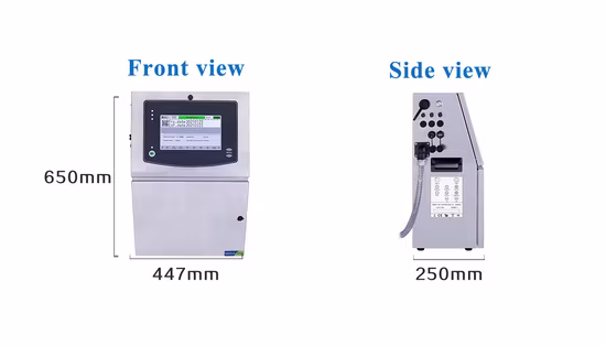 Impressora a jato de tinta contínuo Docod OEM/ODM S400plus de tubo de plástico para tubo fotovoltaico