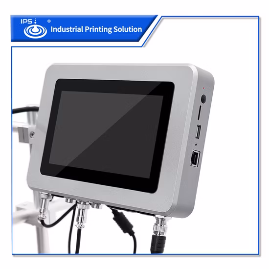 Máquina codificadora a jato de tinta térmica Tij 12,7 mm IPS-8540 de uso fácil para codificação a jato de tinta industrial de garrafa de plástico de produto