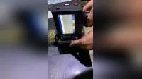 Máquina de mão Jato jato de mão Impressão portátil Ovos Codificação em lote Manuseada em hélice Balão de tinta rotativa Pistola de papelão Impressora a jato de tinta